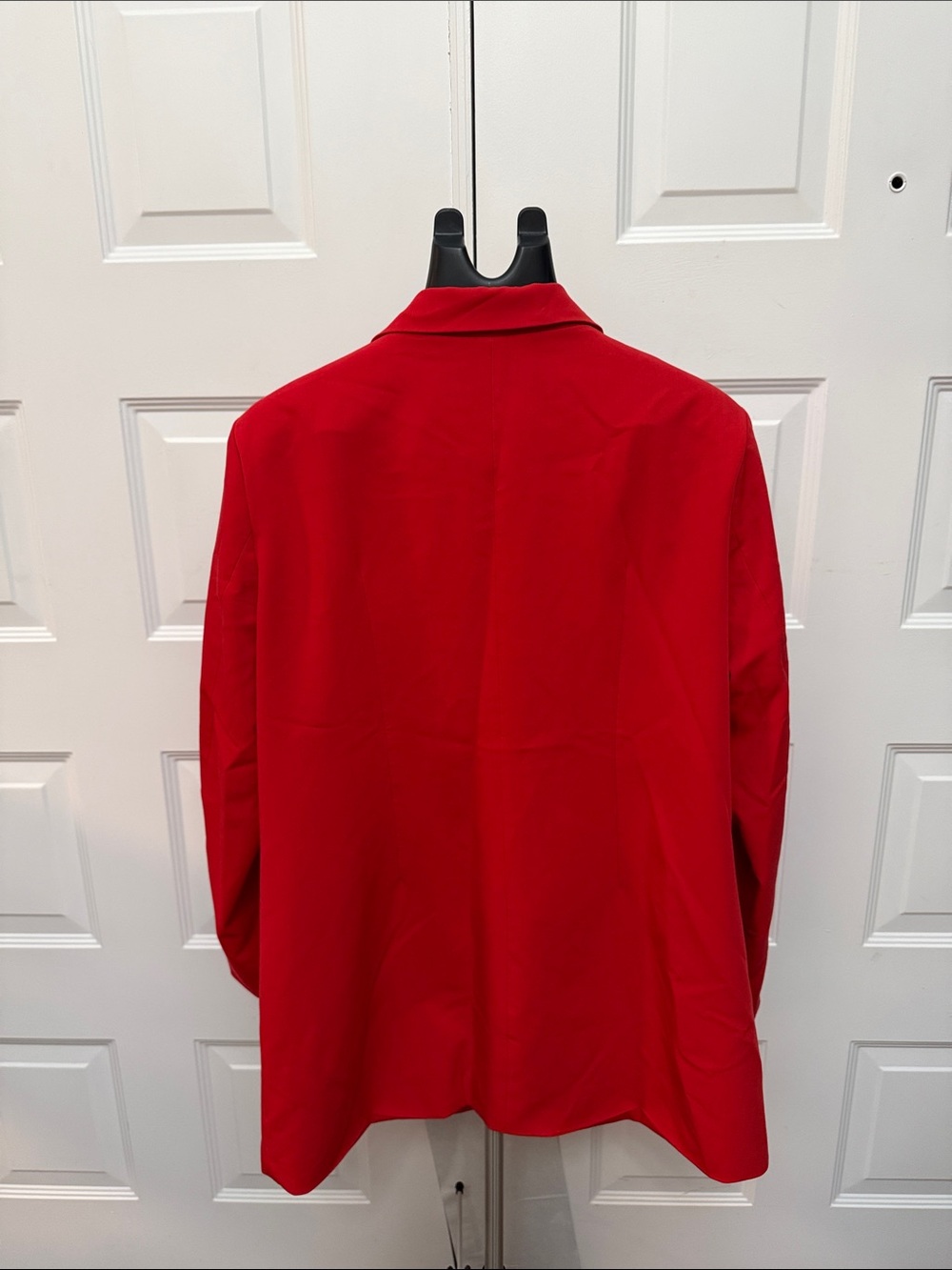 luna Red Tailored Notch-Lapel Blazer - Picture 2 of 6